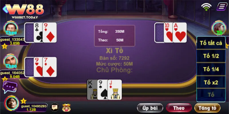 Game Bài Xì Tố Đổi Thưởng W888.li – Trò Chơi Của Sự Tinh Tế
